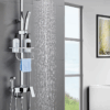 Exposed Shower System Chrome Spray Head Combined
