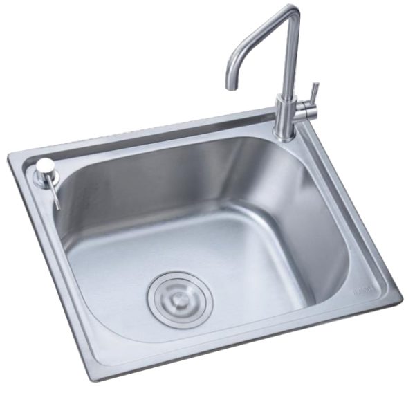 Factory Produces Cost-Effective Stretch Sinks Draining Single Bowl Stainless Steel Kitchen Sink