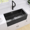 Farmhouse Black Reversable Apron Front Kitchen Sinks Ceramic Bowl Porcelain Sink Farmhouse Black Reversable Apron Front Kitchen Sinks Farmhouse Black Reversable Apron Front Kitchen Sinks