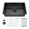 Fregadero Handmade Sink Undermount Single Bowl Black.jpg 800x800