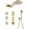Gold Rainfall Waterfall Shower Head Shower Jet