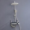 Gun Gray Brass LED Digital Display Rain