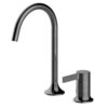 Robinet de lavabo de salle de bain en métal couleur bronze