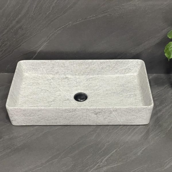 Handmade Modern Design Matt Black Ceramic Toilet Basin Counter Top Sink Hand Wash Feature for Bathroom Sanitary Ware Bath Sink