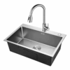 Handmade Modern Stainless Steel Single Bowl Kitchen