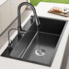 Handmade Multifunctional Stainless Steel 750 460mm Single