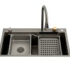 Handmade Nano Gray Kitchen Sink 304 Stainless.jpg 800x800