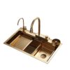 Handmade Stainless Steel Countertop Faucet Design Kitchen