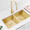 High Grade Stainless Steel Glod Double Bowl.jpg 800x800