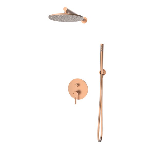 High Quality Concealed Shower Set Thermostatic Rainfall Faucets Soft Spray Single-Handle Brass Rain Slide Bar for Bathroom