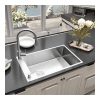 High Quality Stainless Steel Handmade Kitchen Sink Faucet Side Mounted Modern Design Single Bowl with Drain Counter Installation High Quality Stainless Steel Handmade Kitchen Sink High Quality Stainless Steel Handmade Kitchen Sink