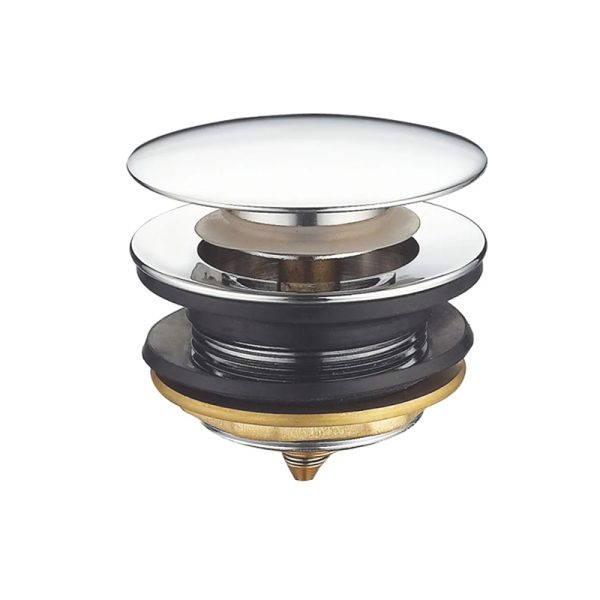 High Quality Watermark Basin Waste Sink Pop Up Push Button Click Clack Plug Pop Up Waste Basin Drain