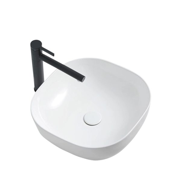 High Quality White Hand Wash Basin Above Counter Top Lavabo Bathroom Sink Table Top Dining Room Ceramic Art Basin Sanitary Ware