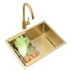 Home Decor Kitchen Sink Bar Sinks Stainless Steel Multifunctional Gold RV Sink with Square Tap and Drain Home Decor Kitchen Sink Bar Sinks Stainless.png 800x800 800x800 Home Decor Kitchen Sink Bar Sinks Stainless.png 800x800 800x800