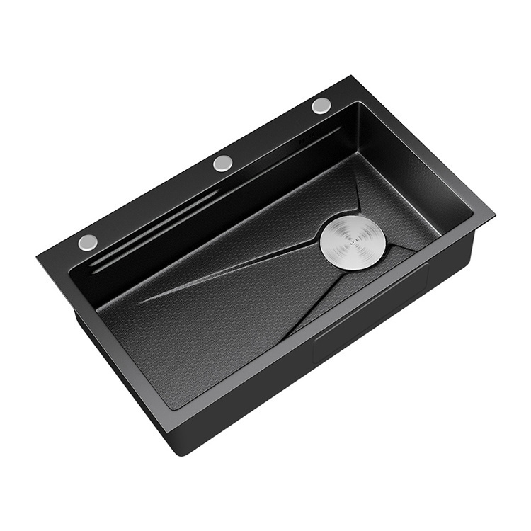 Honeycomb Embossed Nano 304 Stainless Steel Sink Kitchen Thickened 304 Large Single Sink Honeycomb Embossed Nano 304 Stainless Steel Sink Honeycomb Embossed Nano 304 Stainless Steel Sink Kitchen Thickened 304 Large Single Sink