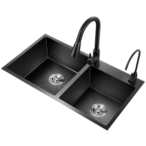 Luxury Modern Rectangular Hand Made Sink Kitchen Single Bowl Handmade Sink