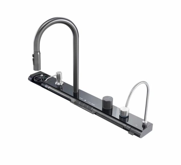 Hot Selling  304 SS Nano Multifunction Smart  Kitchen Sink  Double Waterfall Kitchen Sink with Digital Display