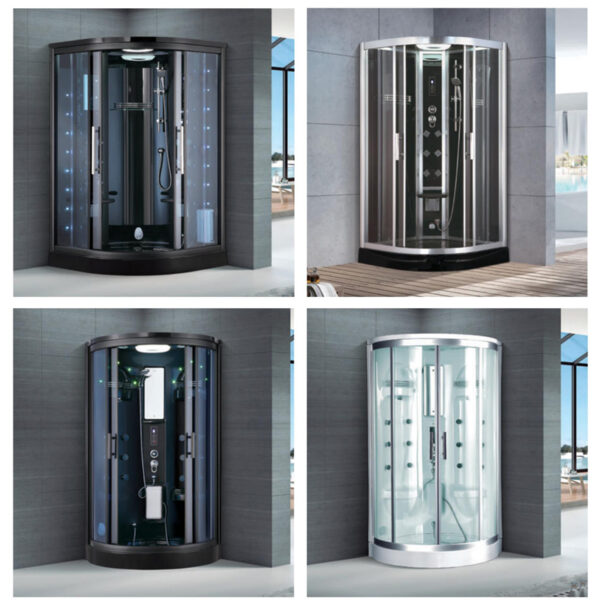 Cheap Massage Steam Shower Cabin room With Sauna Combos