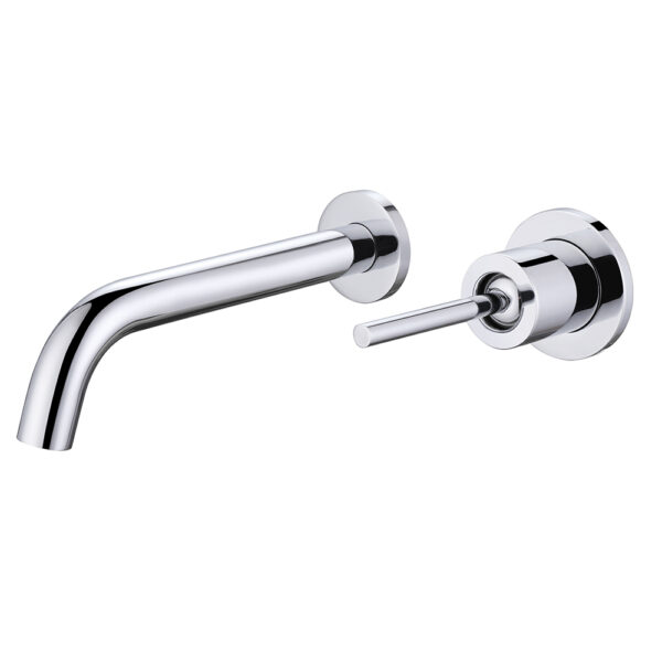 New Design Wall Mounted Single Handle Brass Basin Faucet Hot and Cold Water for Bathroom