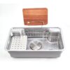 Japan Style 78x48cm Stainless Steel Drop Kitchen