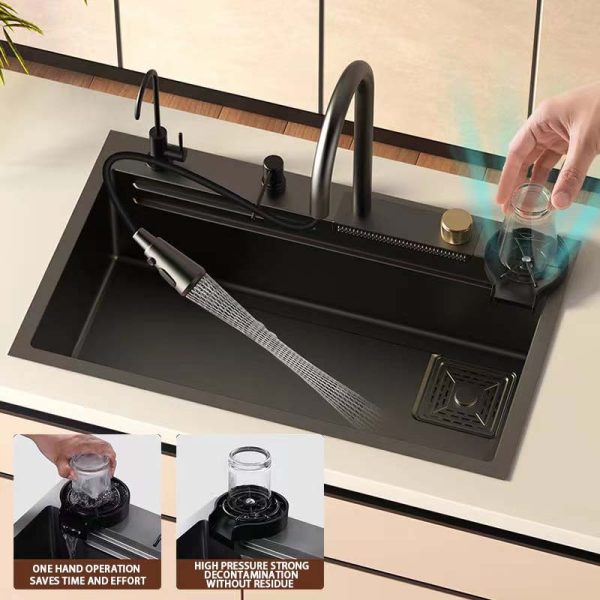 Modern Design Multifunctional Kitchen Sink  Stainless Steel Single Bowl Undermount Kitchen Sink