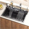Kitchen Sinks 304 Stainless Steel Kitchen Sink Faucet Modern Black Waterfall Rainfall Single Bowl Kitchen Sink Set Kitchen Sinks 304 Stainless Steel Kitchen Sink.png 800x800 800x800 Kitchen Sinks 304 Stainless Steel Kitchen Sink.png 800x800 800x800