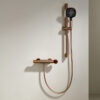 LUSA Brass Shower Faucet Rose Gold Bathroom