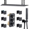 Large Rainfall Shower System Body Spray Matte
