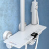 Lusa Factory White Rainfall Shower Head System