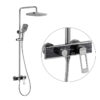 Lusa Wall Mounted Bathroom Shower System Bronze
