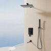 Lusa Wall Mounted Thermostatic Shower System Factory