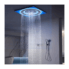 Luxury Brass Bathroom LED Shower Faucet Set