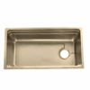 Luxury Modern Rectangular Stainless Steel 304 Single