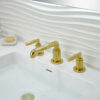 Luxury Wash Basin Mixer Faucet PVD Gold