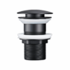 MOPO BD 1022 Matte Black Pop up Drain Basin Drain Without Overflow
