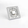 MOPO BD 1023 Hot Sale 4 Inch Square Bathroom Shower Brass Stripe Drain