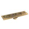 MOPO BD 1069 Brass Long Drains Bathroom Accessories Square Linear Floor Drain