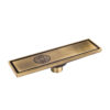 MOPO BD 1075 Bathroom Drain Square Antique Brass Floor Drain 1