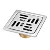 MOPO BD 1075 Bathroom Drain Square Antique Brass Floor Drain 2