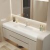 MP BC 10104 Family Use Bathroom Vanity Single Sink Bathroom Vanity Rock Slab