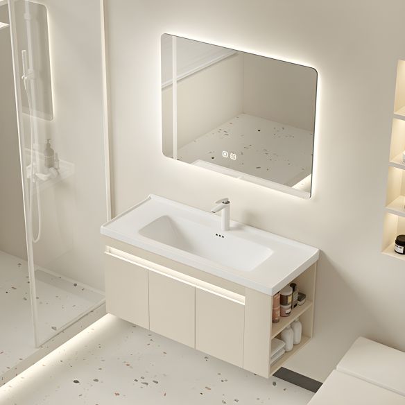 High Quality Thickened Aluminum Bathroom Vanity with Washbasin