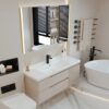 MP BC 10108 Customize Washroom Vanity Bathroom Storage Mirror Cabinets Led Light Wash Basin