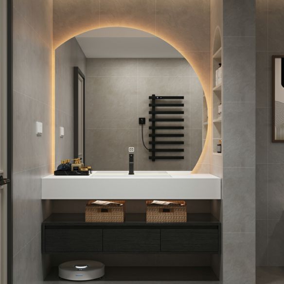 Wholesale Hotel Smart Mirror Cabinet Bathroom Sink Washbasin Vanity