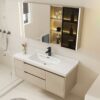 MP BC 10115 Bathroom Set With LED Defogging Mirror and Sink With Great Price