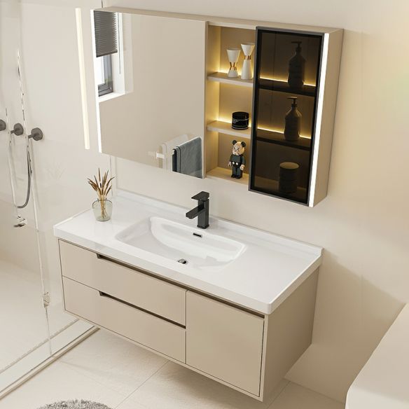 Bathroom Set With LED Defogging Mirror and Sink With Great Price