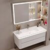 MP BC 1012 Luxury Modern Marble Top Bathroom Cabinet With Led Mirror