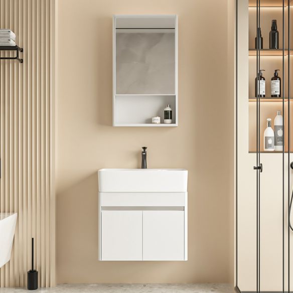 Wall Mounted Stainless Steel Bathroom Vanity Cabinet