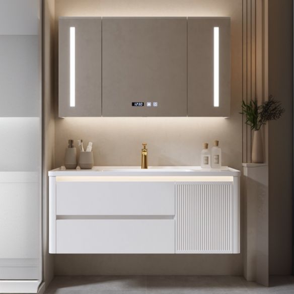 Smart Mirror Wash Basin for Bathroom Vanity Cabinet