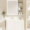 MP BC 10135 Wall Mounted Bathroom Cabinet Wood and Smart Mirror Vanity