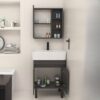 MP BC 10149 MDFPVCPlywood Bathroom Vanity Cabinets with Light Mirror
